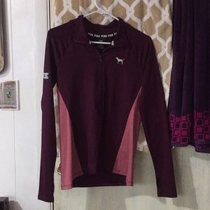 PINK half zip